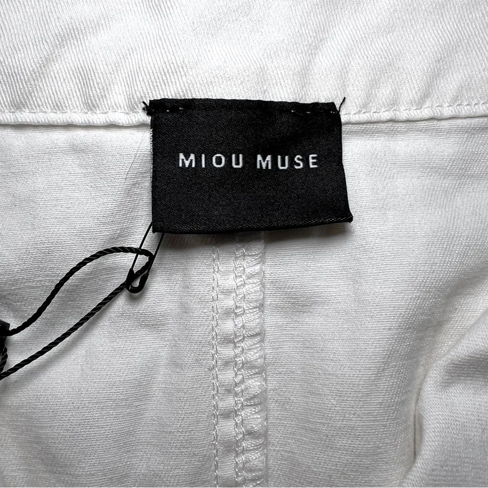 NEW Miou Muse Mini Cargo Skirt 100% Cotton